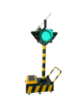 白碱滩太阳能移动信号灯