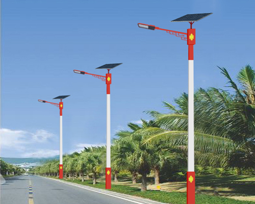 白碱滩民族特色路灯