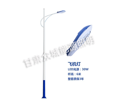 白碱滩爆款市电路灯