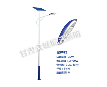 白碱滩爆款太阳能路灯