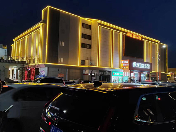 白碱滩楼体亮化